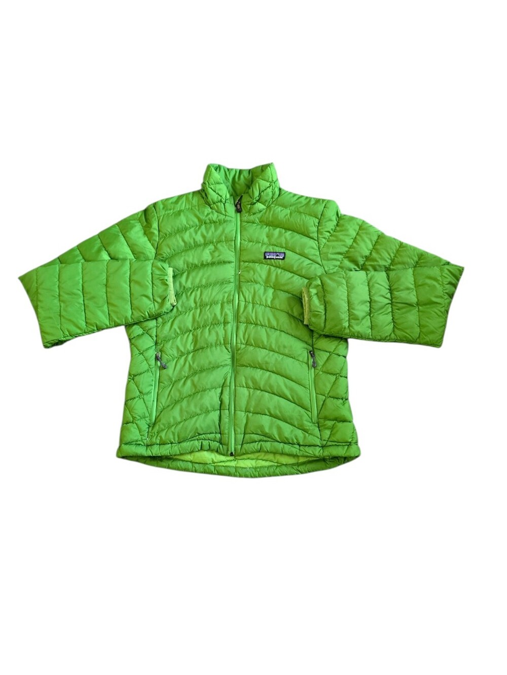 Patagonia Women's Green Puff Jacket Coat Size M
